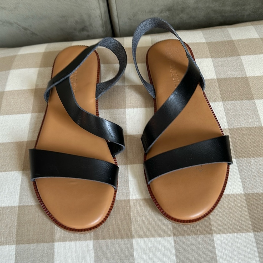 Black sandals  size 7-1/2